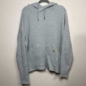 Carhartt Women's Waffle Knit Pullover Hoodie XXL